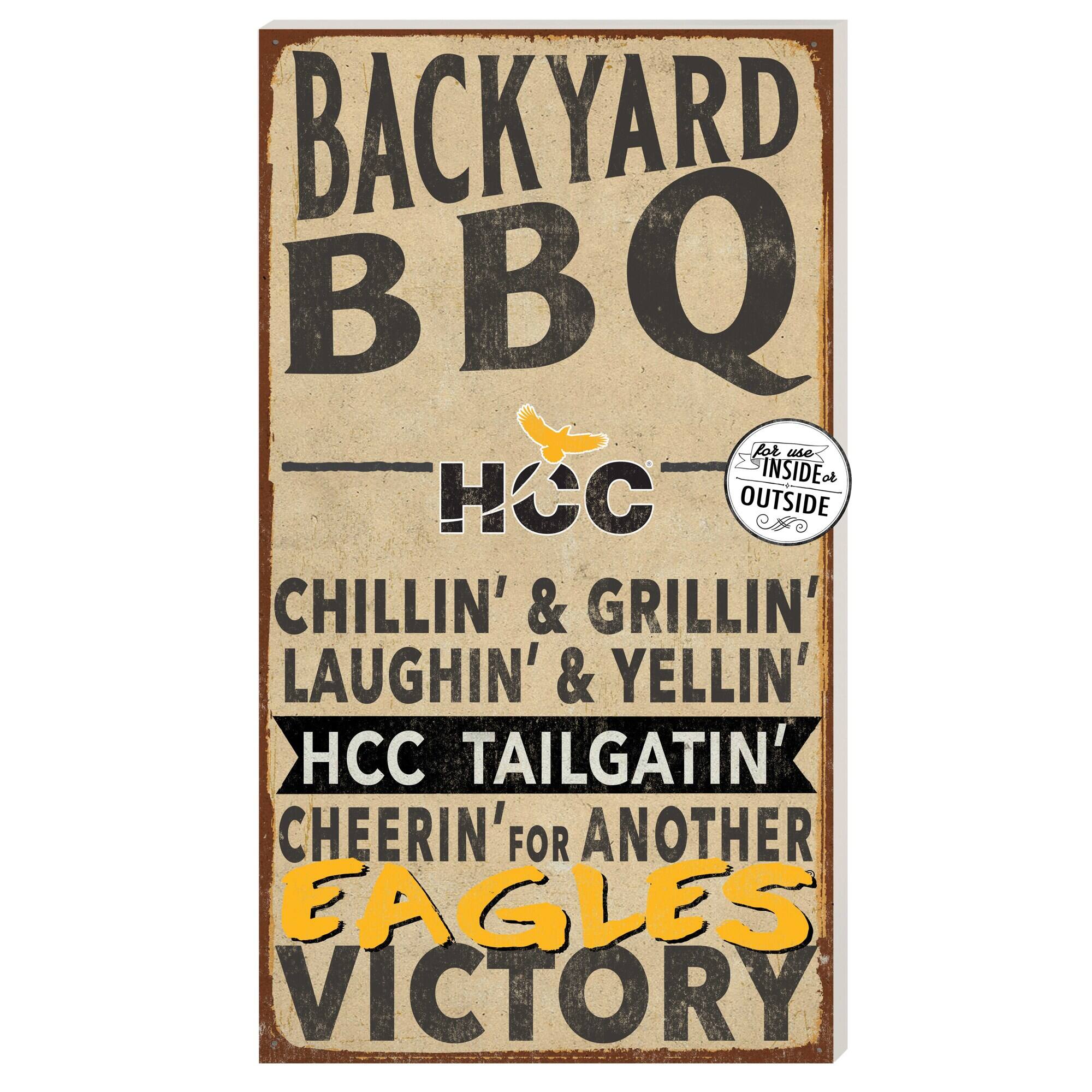 Houston Community College 11" x 20" Indoor/Outdoor BBQ Sign