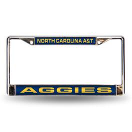 Rico Industries - North Carolina A&T Aggies Chrome Metal Laser Cut License Plate Frame - Multi
