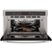 Alt View 19. GE Profile - Advantium 30" Built-In Single Electric Wall Oven with Microwave - Stainless Steel.