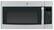 Front. GE - 1.9 Cu. Ft. Over-the-Range Microwave - Stainless Steel with Black Accents.