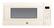 Front. GE - Profile Series 1.1 Cu. Ft. Mid-Size Microwave - Bisque-on-Bisque.