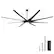 Angle. Breezary - 100 Inch Large HVLS Commercial Ceiling Fan, 8 ABS Blades, DC Motor, 6-Speed Remote, 12/24/36'' Downrods, LED/No Light - Black (With Light).