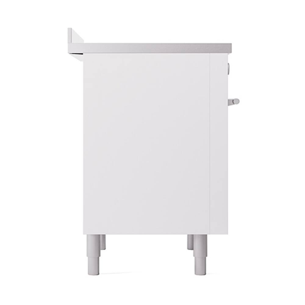 Alt View 6. ILVE - ILVE Professional Plus II 36 inch Induction Range with 6 Induction Elements (White) - White.
