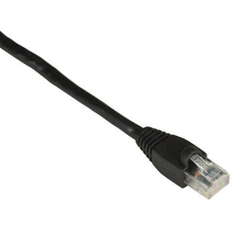 Front. Black Box - Blackbox Gigatrue EVNSL647-0006 Patch Cable - Black - 6 Feet - CAT 6 - UTP - RJ-45 Male - Snagless - Black.