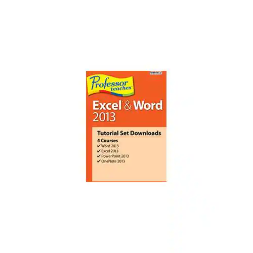 Individual Software Professor Teaches Excel & Word 2013 Tutorial Set ...