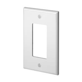 Leviton - Decora 1 gang Nylon Decorator Wall Plate 1 pk (Case of 20) - White