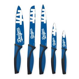 Woodrow - Los Angeles Dodgers 5-Piece Stainless Steel Cutlery Knife Set - Multicolor