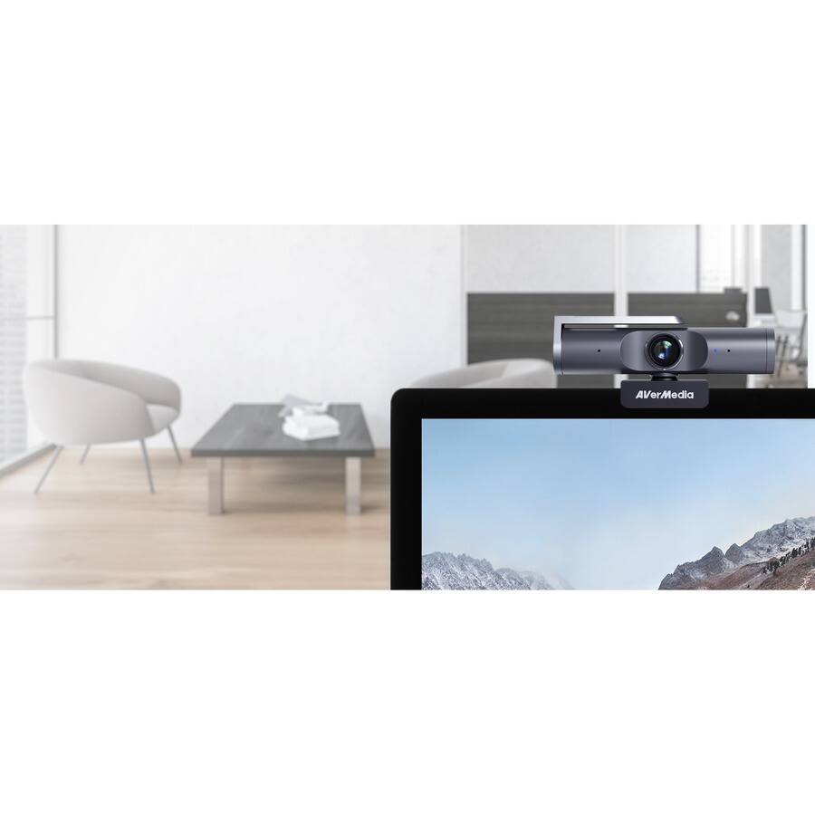 Alt View 5. AVerMedia - AVerMedia PW515 Webcam - 60 fps - USB 3.1 - TAA and NDAA Compliant - 3840 x 2160 Video - CMOS Sensor - Auto-focus.