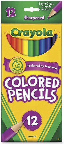 Best Buy: Crayola Colored Pencils (12-Count) 68-4012