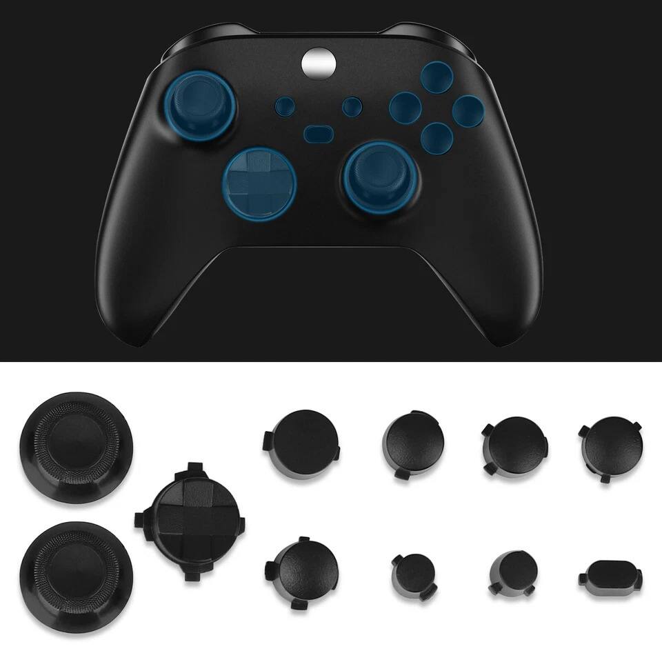 Back. Home Collection - Replacement Bumper Buttons for Xbox Series X/S Controller Gamepad Repair Parts.