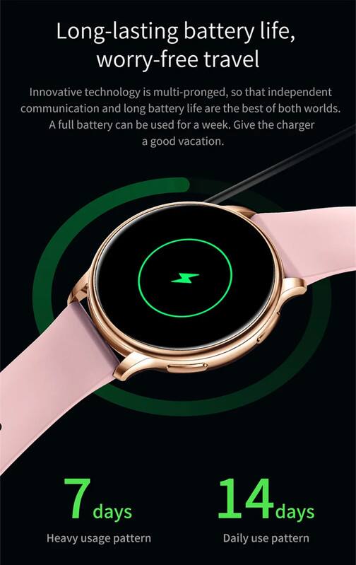 Long-lasting battery life, worry-free travel

Innovative technology is multi-pronged, so that independent communication and long battery life are the best of both worlds. A full battery can be used for a week. Give the charger a good vacation.

7 days  
Heavy usage pattern

14 days  
Daily use pattern