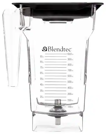 Front. Blendtec - FourSide Jar - White.