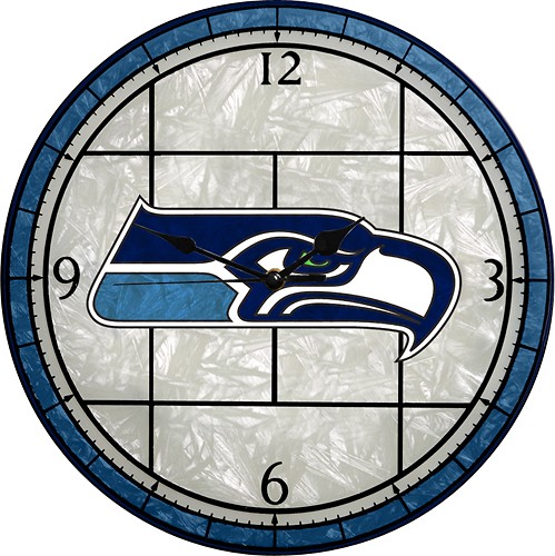 seattle seahawks wall clocks
