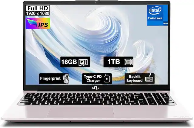 Full HD 1920 x 1080
IPS SUPER CLEAR
Intel Twin Lake N150
16GB
1TB SSD
Fingerprint
Type-C PD Charger
Backlit Keyboard