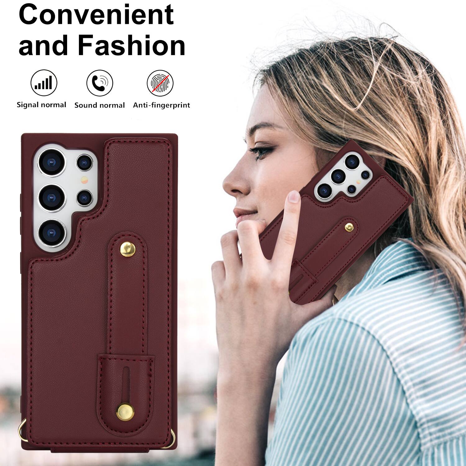 Convenient and Fashion  
Signal normal  
Sound normal  
Anti-fingerprint