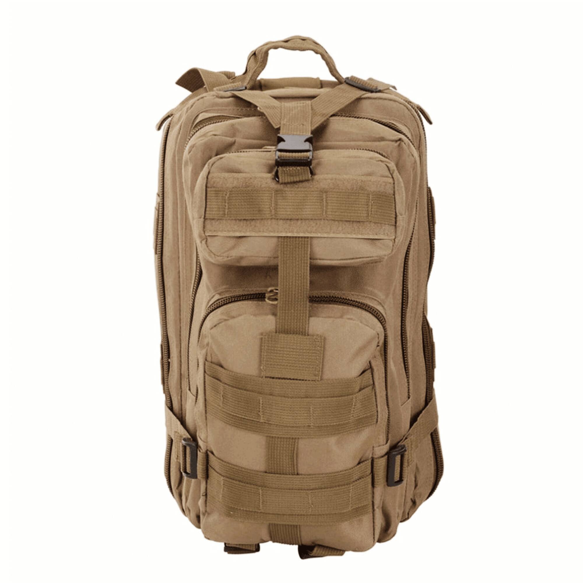 Alt View 1. XGear Tactical - Small 30L Tactical Backpack Survival Bag - Khaki.