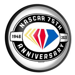 The Fan-Brand - NASCAR 18'' Round Slimline Illuminated Wall Sign - Multicolor