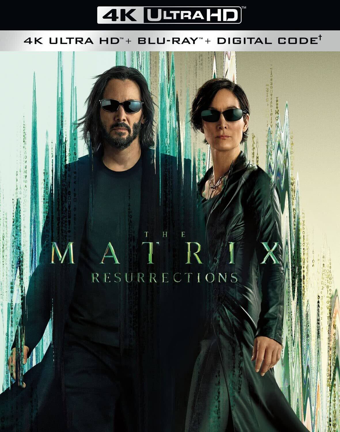 Front. The Matrix Resurrections   - 4K Blu-Ray.