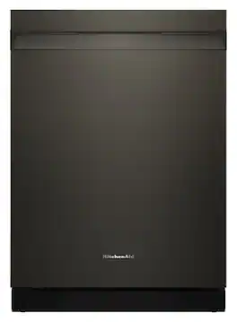 KitchenAid - 24" Top Control Built-In Dishwasher with Third Rack and ProDry System - Black Ore