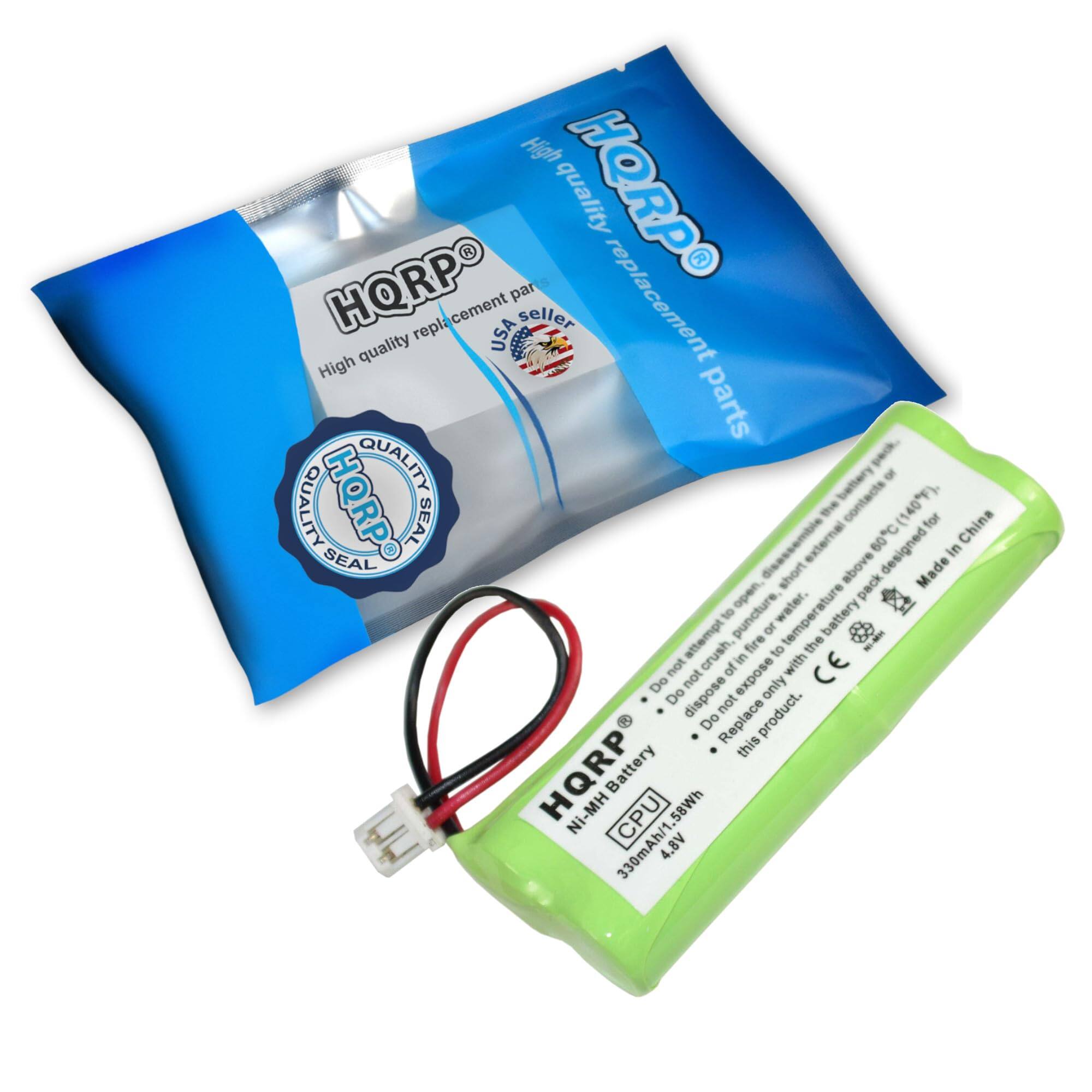 High quality replacement parts  
HORP®  
USA seller  
QUALITY SEAL  
Designed in China  
Made in China  
HQRP Battery  
Ni-MH  
CPU  
330mAh/1.58Wh  
4.8V