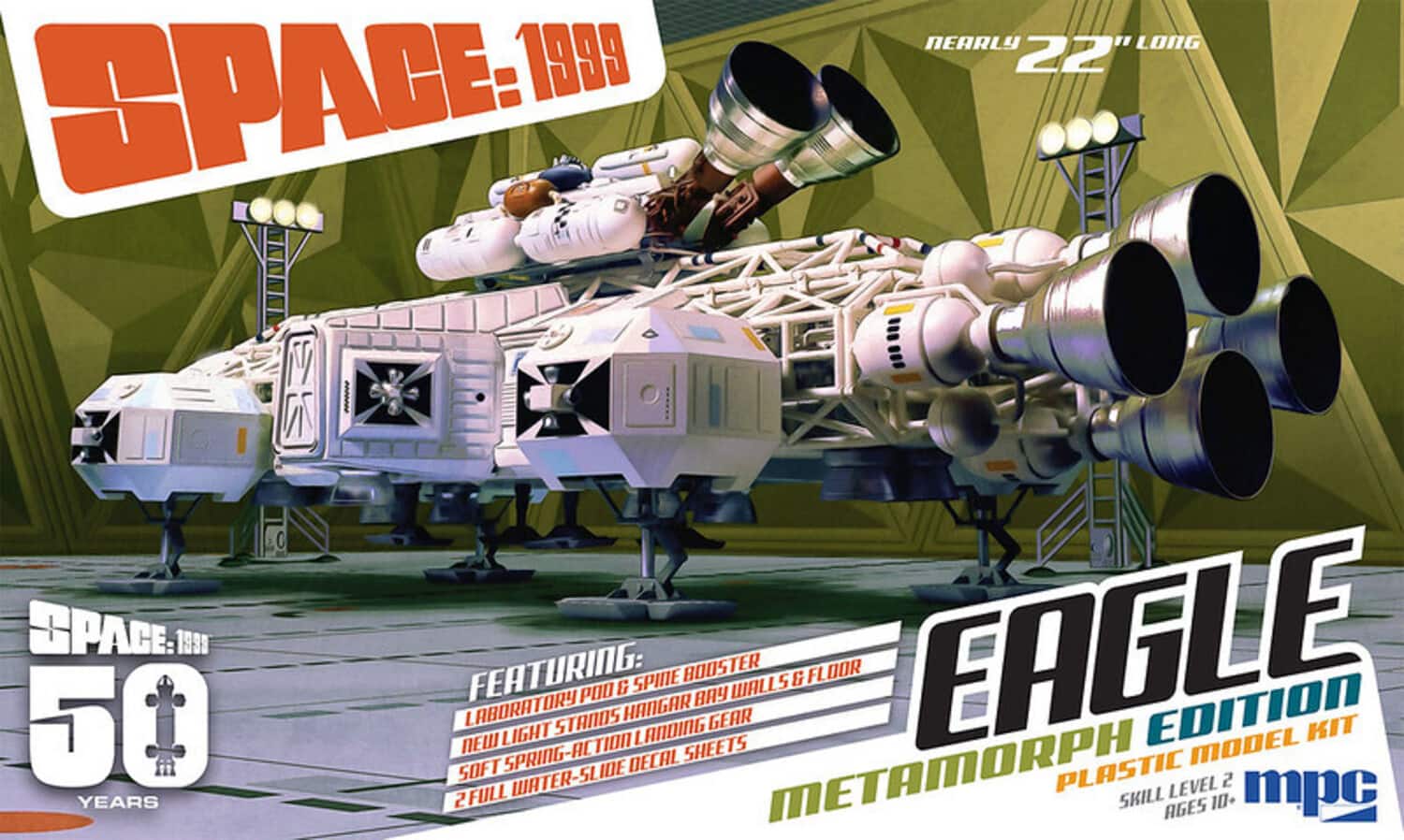 PopMarket - Space:1999 22 Eagle Transporter Metamorph Edition MPC Model Kit - COLLECTIBLES - Multicolor