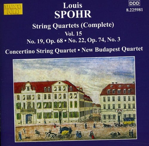 New Budapest String Quartet - Spohr: Quartets Nos 19 & 22  - COMPACT DISCS