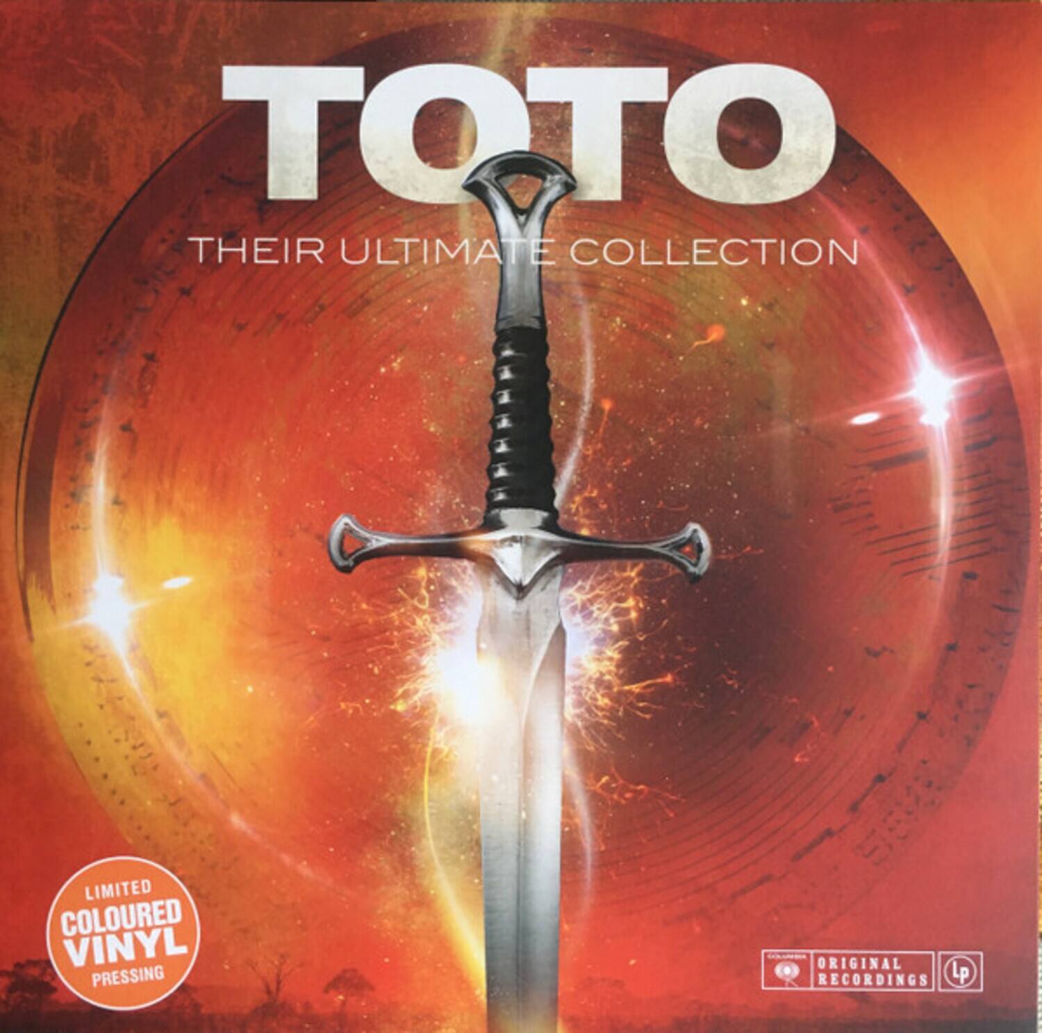 TOTO  
THEIR ULTIMATE COLLECTION  

LIMITED COLOURED VINYL PRESSING  

ORIGINAL RECORDINGS LP