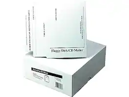 Quality Park - 8.5" x 6" Self-Sealing Fiberboard Mailer, CD/DVD, 25/Box (QUAE7265) - White