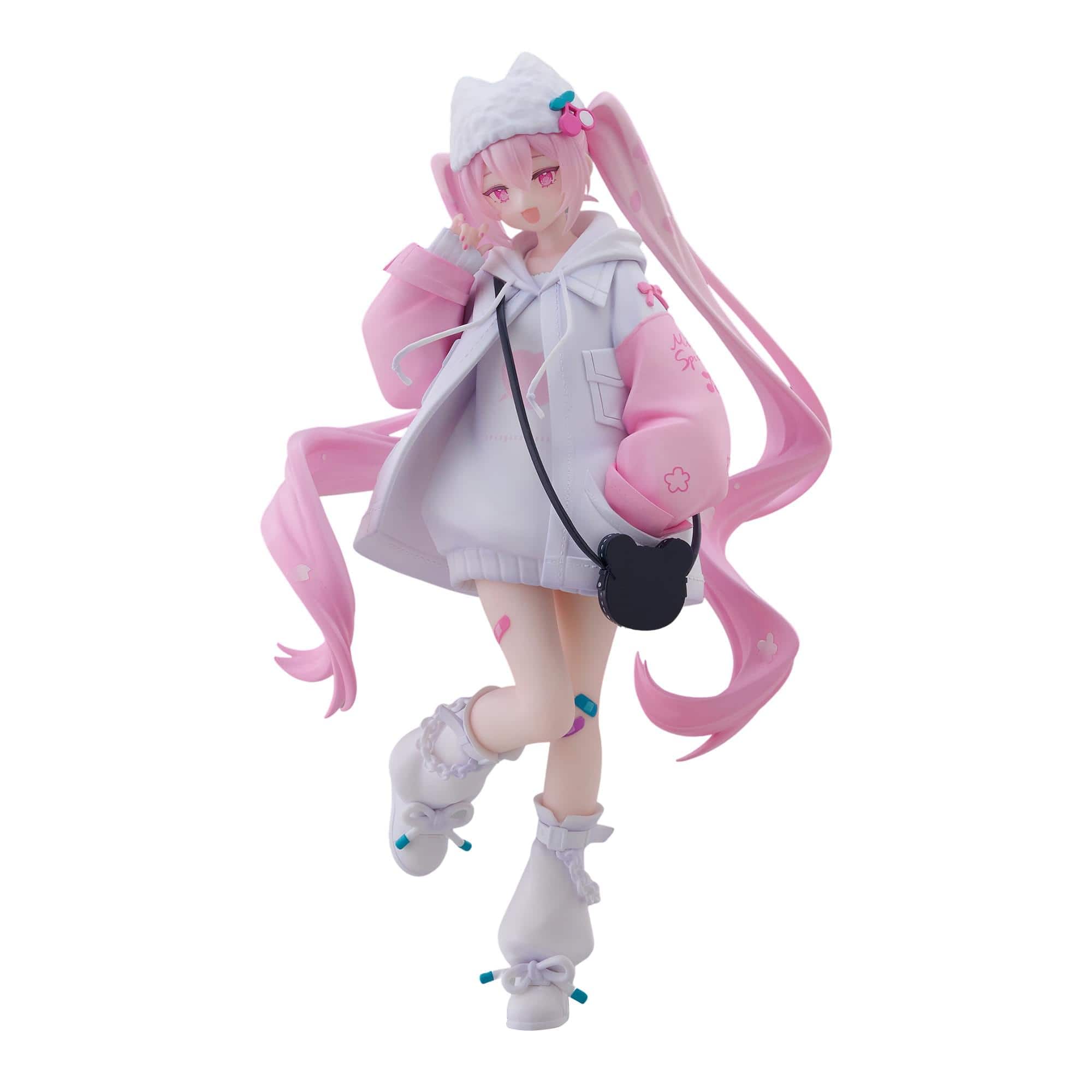 Little Buddy - Hatsune Miku Tenitol Petit Sakura Miku (Cool Style) 7.5-Inch FuRyu Figure - White