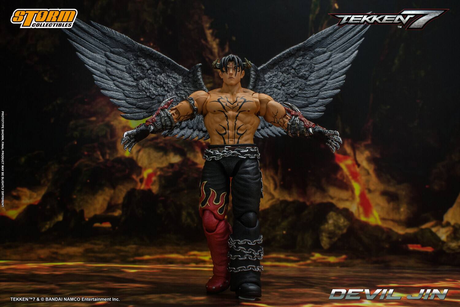 STORM COLLECTIBLES

TEKKEN 7

PROTOTYPE SAMPLE - FINAL PRODUCT MAY BE SLIGHTLY DIFFERENT

TEKKEN 7 & © BANDAI NAMCO Entertainment Inc.

DEVIL JIN