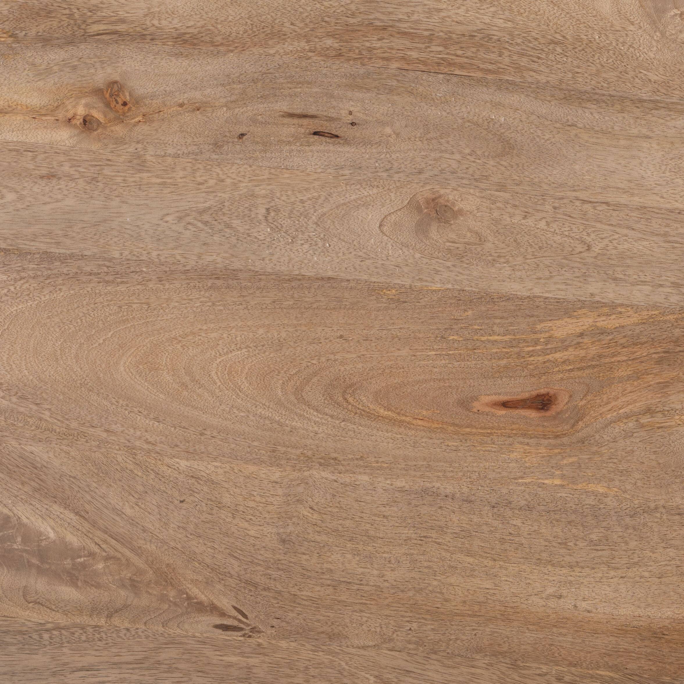 Angle. Hivvago - Goblet Coffee Table Brown & White - Brown & White.