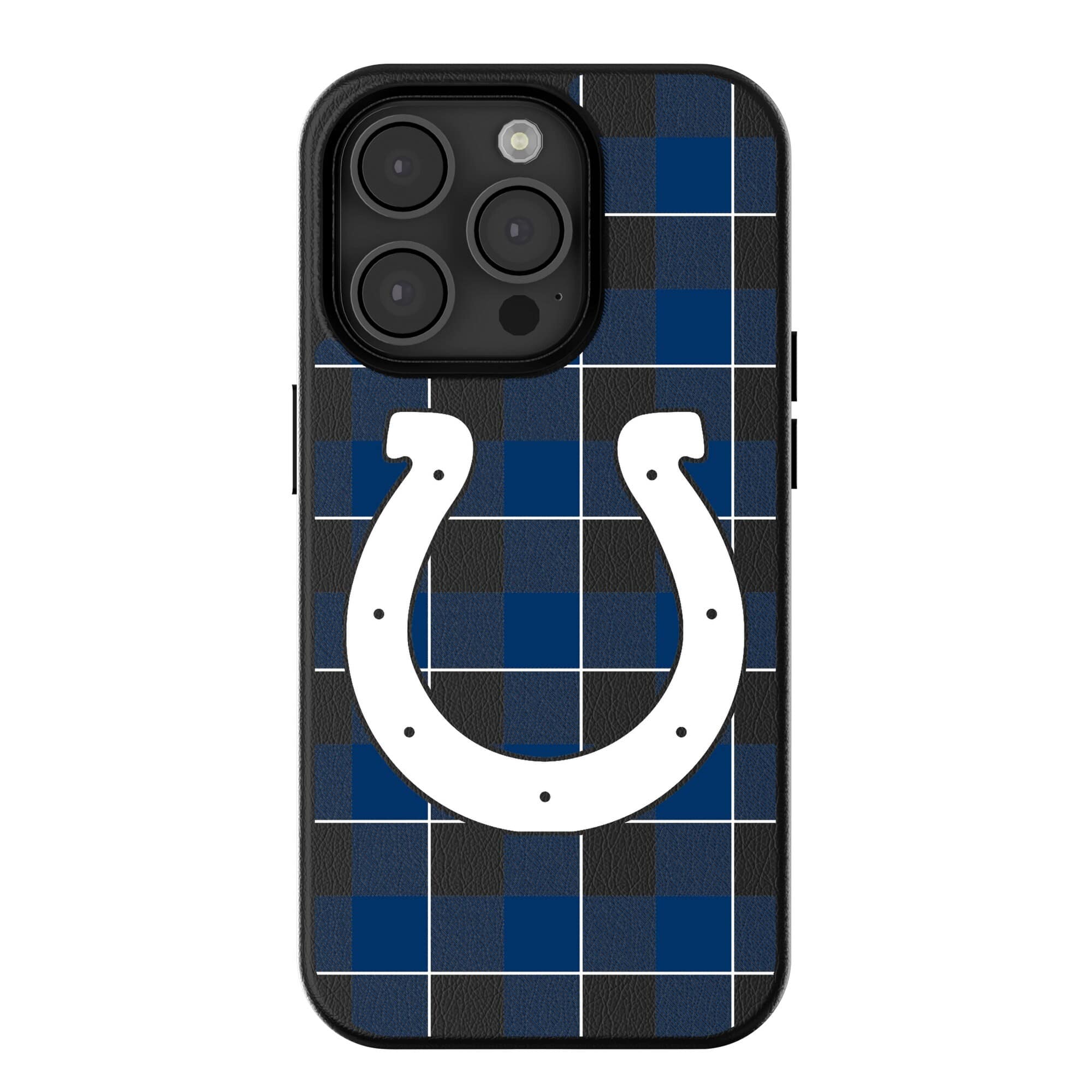 Keyscaper - NFL - Indianapolis Colts Plaid Magnetic Bump iPhone Case - 16 - Black price history on PriceWatchPro