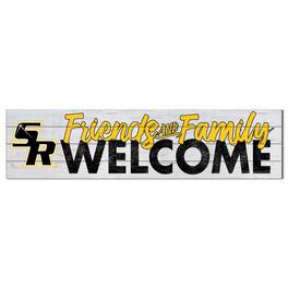 Jardine - Saint Rose Golden Knights 10" x 40" Friends & Family Welcome Sign - White