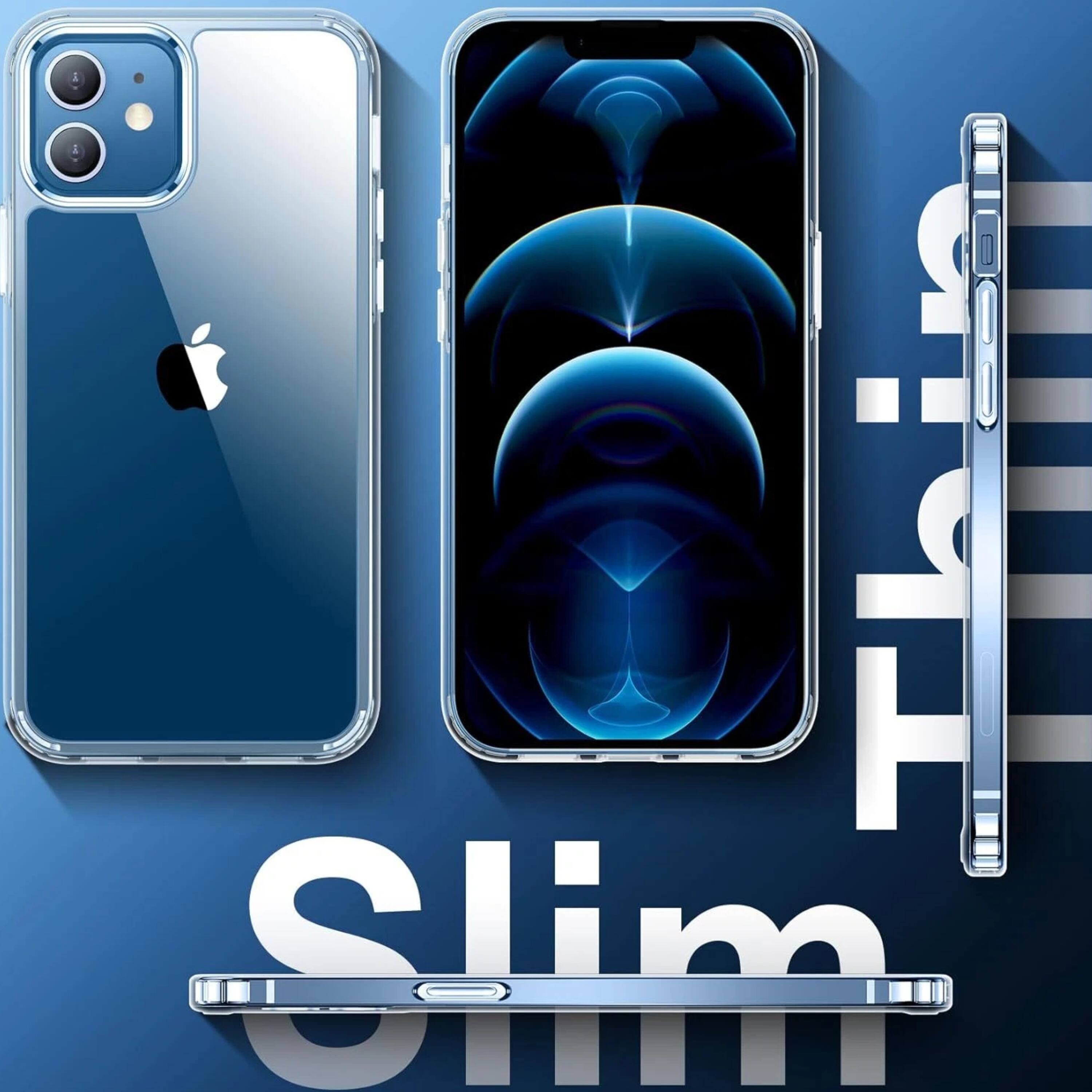 Alt View 1. Kitcheniva - Frosted Clear Shockproof Cover For iPhone 12 Pro Max Case Only - Clear.