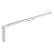 Alt View 5. VEVOR - Smart Electric Curtain Track, 71-118 inch Adjustable Length, Motorized Rod with Remote, Ceiling and Wall Mount - White.
