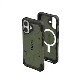 UAG - iPhone 17 Case with MagSafe, Traction Grip, Drop Protection, Rugged Protective Cover, Pathfinder - Olive