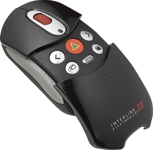 Angle Standard. SMK-Link - Rechargeable Wireless Powerpoint Presenter Mouse with Laser - Black.