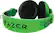 Alt View Standard 1. Razer - Headphone - Black/Green.
