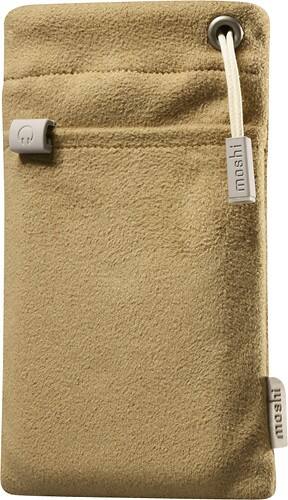 Front Standard. Moshi - iPouch for Apple® iPhone® 3G, 3GS, 4 and iPod® touch - Sahara Beige.