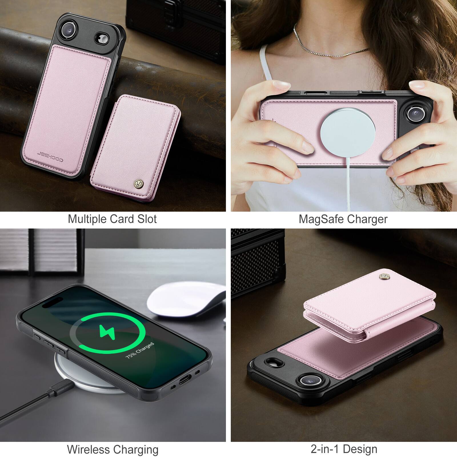 - Multiple Card Slot
- MagSafe Charger
- Wireless Charging
- 2-in-1 Design