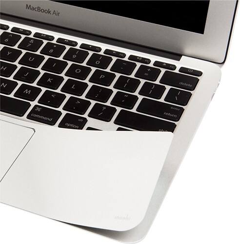 Angle Standard. Moshi - PalmGuard Air 11 Palm Rest Protector - Silver.