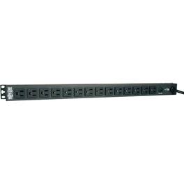 Tripp Lite - by Eaton PDU 1.8kW Single-Phase 120V Basic PDU 14 NEMA 5-15R Outlets NEMA 5-15P Input 15 ft. (4.57 m) Cord 0U - Unknown