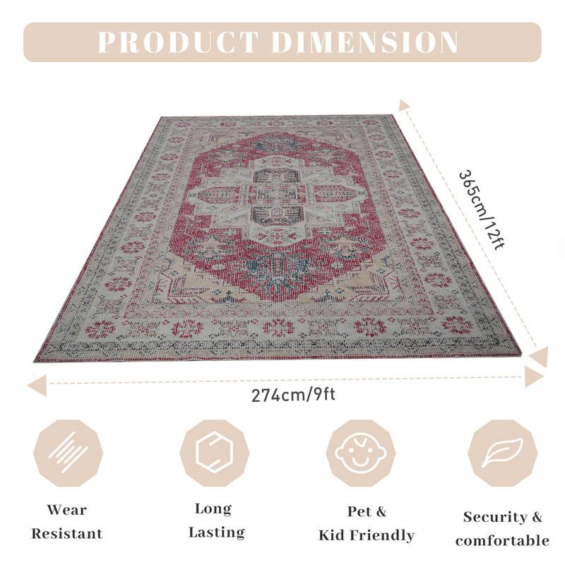 PRODUCT DIMENSION  
365cm/12ft x 274cm/9ft  

- Wear Resistant  
- Long Lasting  
- Pet & Kid Friendly  
- Security & Comfortable