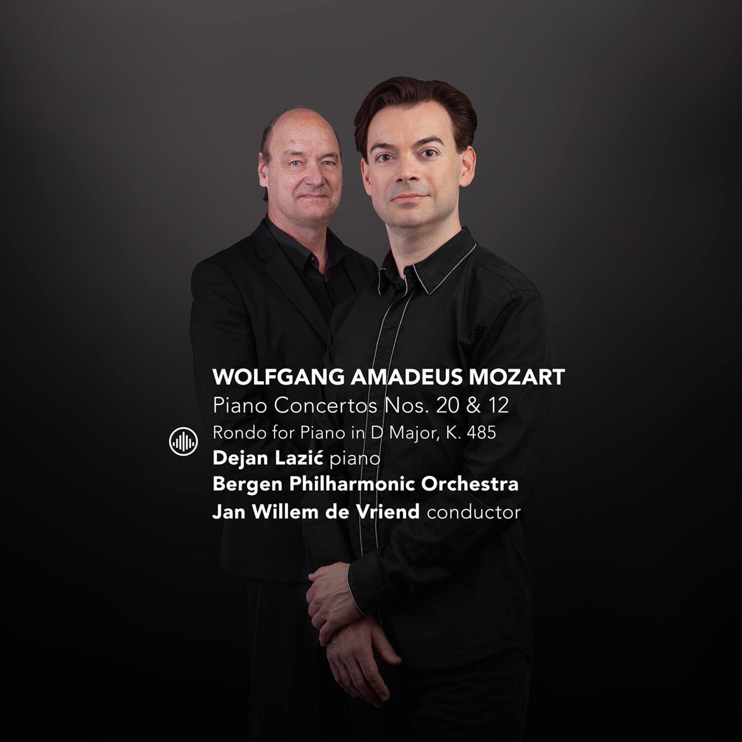 WOLFGANG AMADEUS MOZART  
Piano Concertos Nos. 20 & 12  
Rondo for Piano in D Major, K. 485  

Dejan Lazić piano  
Bergen Philharmonic Orchestra  
Jan Willem de Vriend conductor
