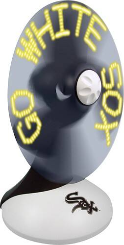 Angle Standard. Champion Treasures - Chicago White Sox Light-Up Desk Fan.