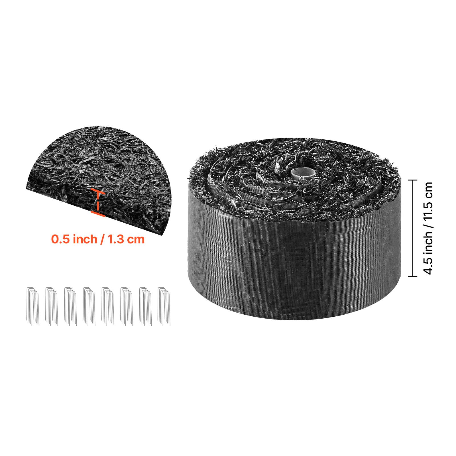 0.5 inch / 1.3 cm  
4.5 inch / 11.5 cm