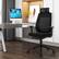 Angle. Costway - High Back Mesh Swivel Reclining Office Chair with Hanger - Black.