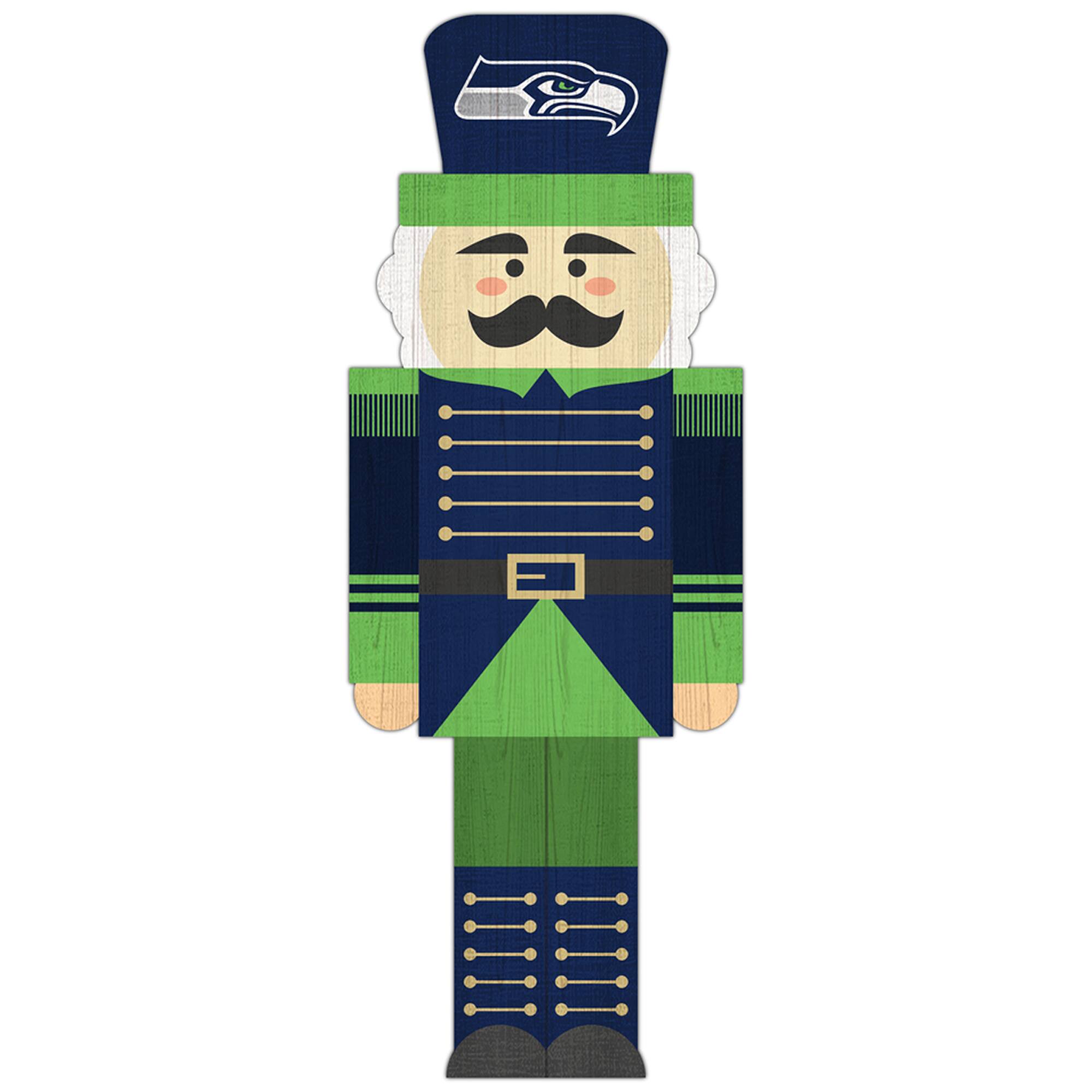 Seattle Seahawks 31'' Nutcracker Leaner