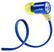 Front Standard. JLAB - JBuds J4 Earbud Headphones - Blue/Yellow.