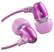 Front Standard. JLAB - JBuds J5 Earbud Headphones - Pink.